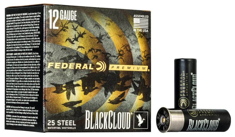 Federal Premium Black Cloud FS 12 Gauge 3 In 1.25 oz #1 Steel 25 Rounds