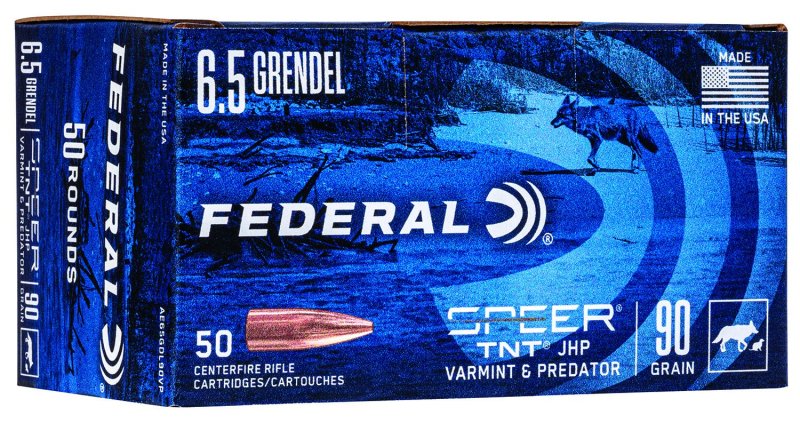Federal Premium Ammunition AE65GDL90VP 6.5 Grendel 90gr JHP 50RD