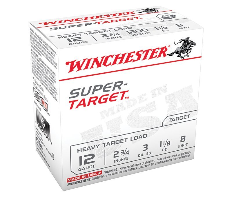 Winchester 12 Ga 2.75" #8 Lead 1.125 oz 1200 fps