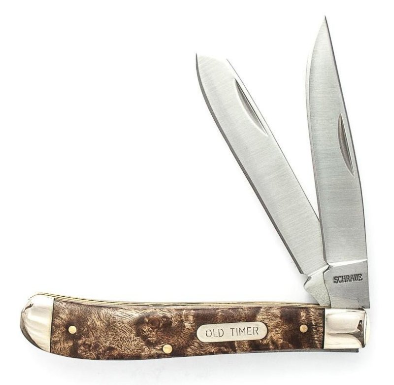 Old Timer 1179252 7Cr17 SS 2-Blade 3In Clip & Spey Desert Ironwood