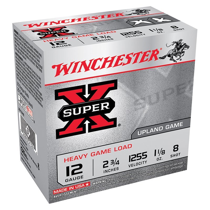 Winchester Super-X 12 Gauge 1-1/8 oz 250 Rounds Lead Shot