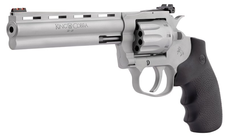 Colt ZKCOBRA22SM6RFO King Cobra .22LR 6" Matte SS Hogue 10RD Blemished