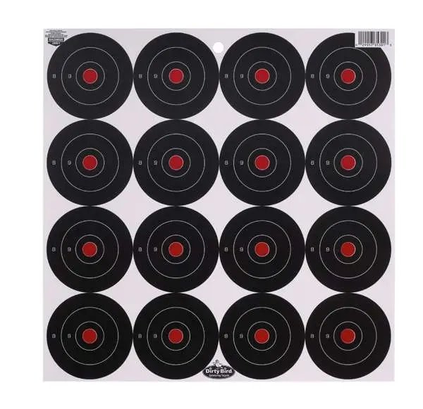 Birchwood Casey Dirty Bird 3" Bullseye Targets 12 Pack