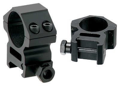 UTG RGWM30M4 30mm Medium Profile Matte Black Rings for Picatinny/Weaver