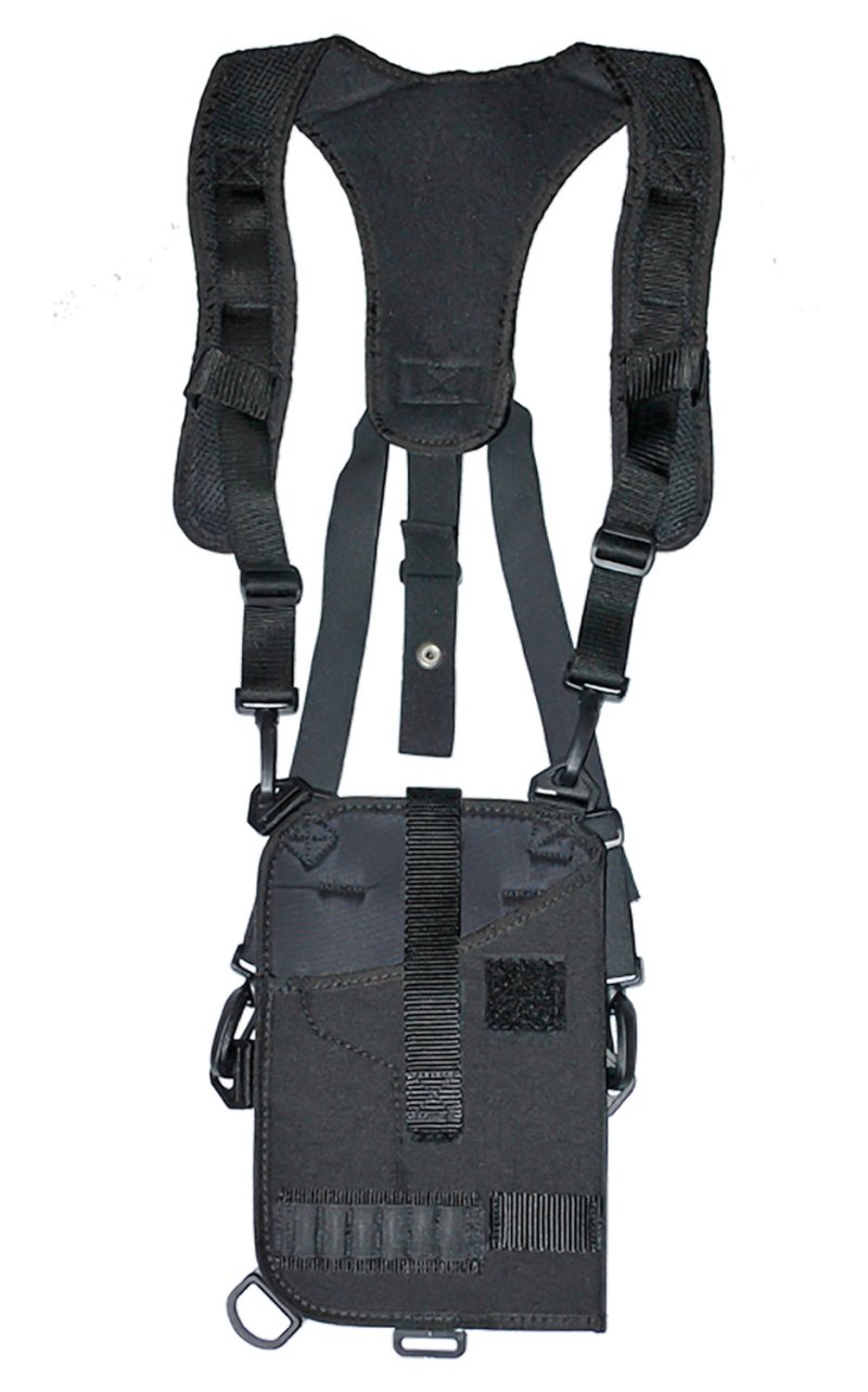 Grovtec Trail Pack Shoulder Harness Black Nylon Padded Adjustable