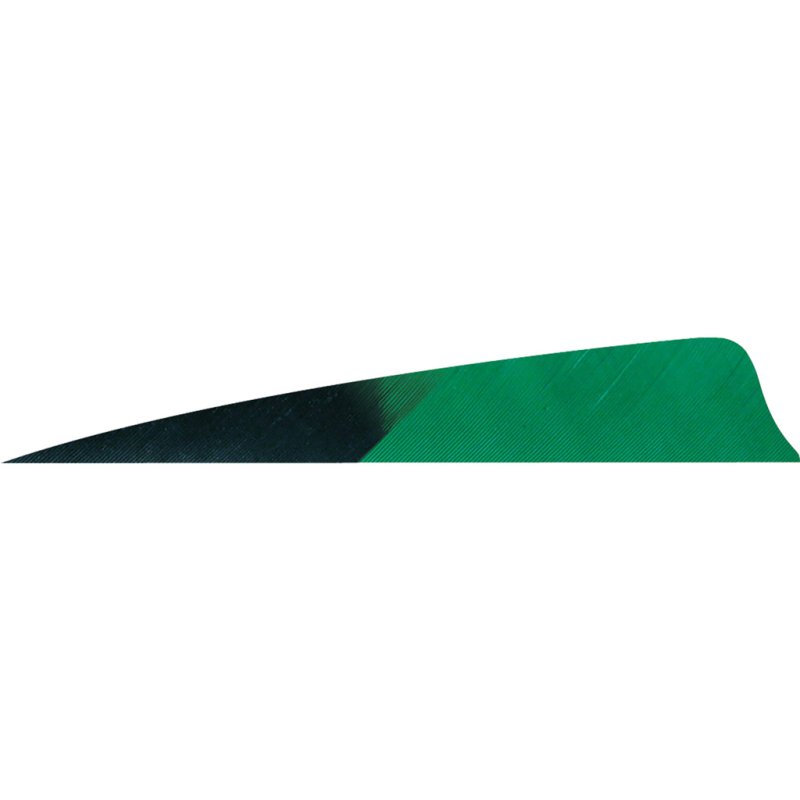 Gateway 400RSKGN-50 Shield Cut Feathers Kuru Green 4 In RW 50 Pack