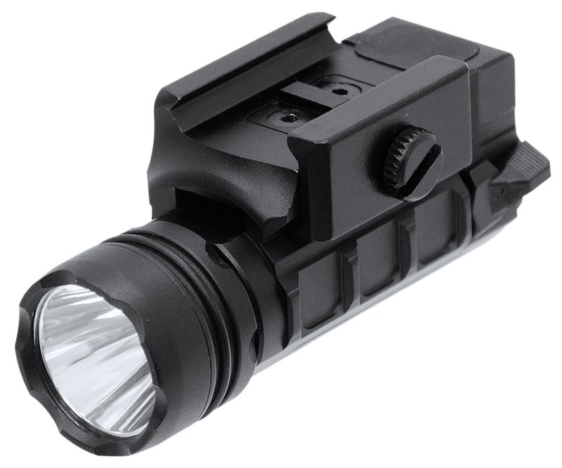 UTG LTELP123RA Pistol Light 400 Lumens Black Aluminum Picatinny Mount