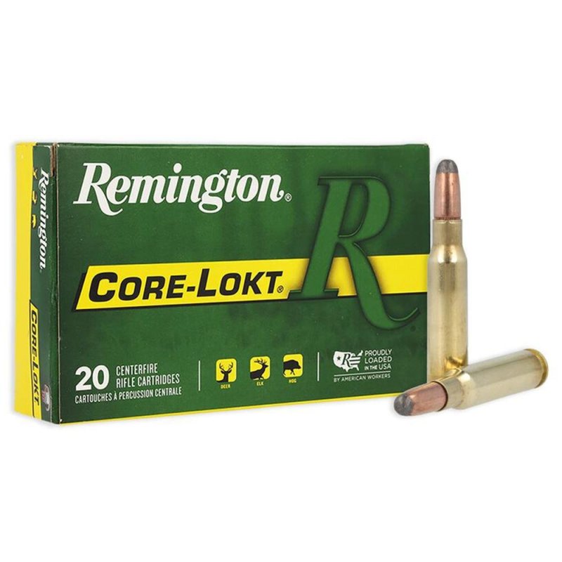 Remington Core-Lokt 308 Win 180 gr Soft Point 20 Per Box 27844