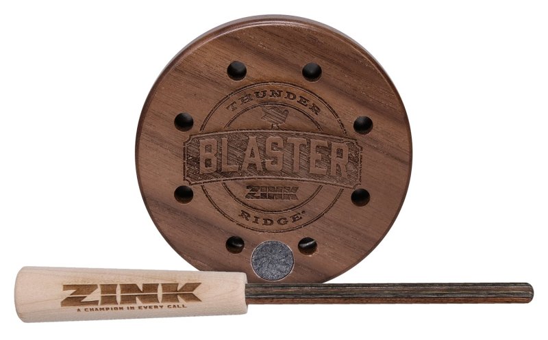 Zink ZNKRBPC Ridge Blaster Turkey Call Aluminum/Wood with Dymalux Striker