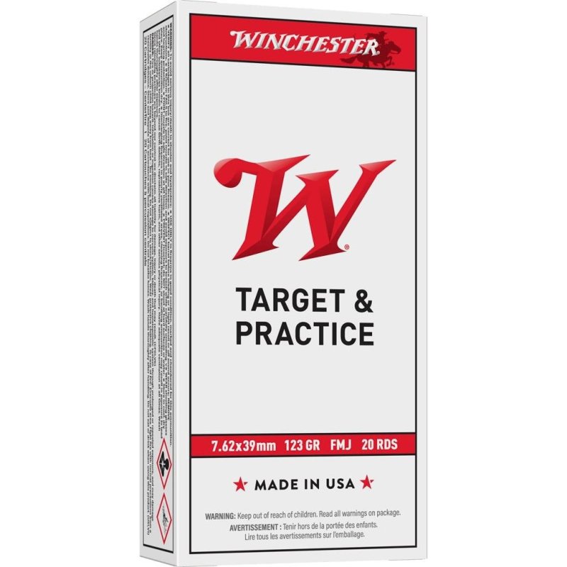 Winchester Q3174 7.62x39mm 123 Grain Full Metal Jacket 20 Rounds