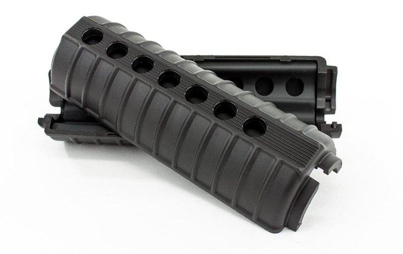 AR-15/M4 M16 Polymer Handguards - Black, Heat Shields, Multiple Lengths