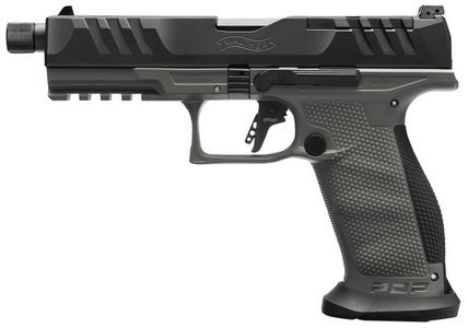 Walther PDP 2877503 9x19 Pistol 18+1 White Dot Black/Tungsten Gray