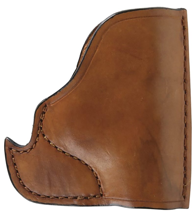 Bulldog MLTIP Tan Leather Pocket Holster for Micro Pistols 22/25/380