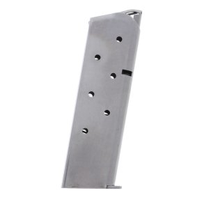 Metalform Standard 1911 Government .45 ACP Stainless Steel 7-Round Magazine w/ Welded Base Plate / Round Follower