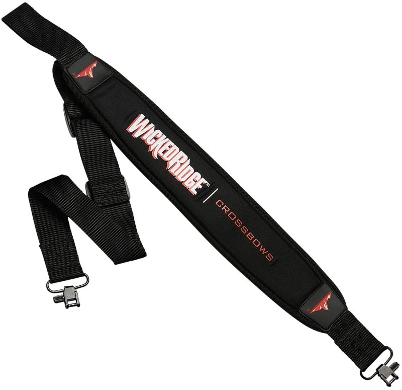 Tenpoint WRA004 Wicked Ridge Neoprene Sling Black 1.25" Adjustable Strap