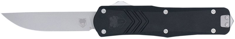 CobraTec MBLKFSXGEN3 OTF Knife, 3" D2 Steel Drop Point, Black