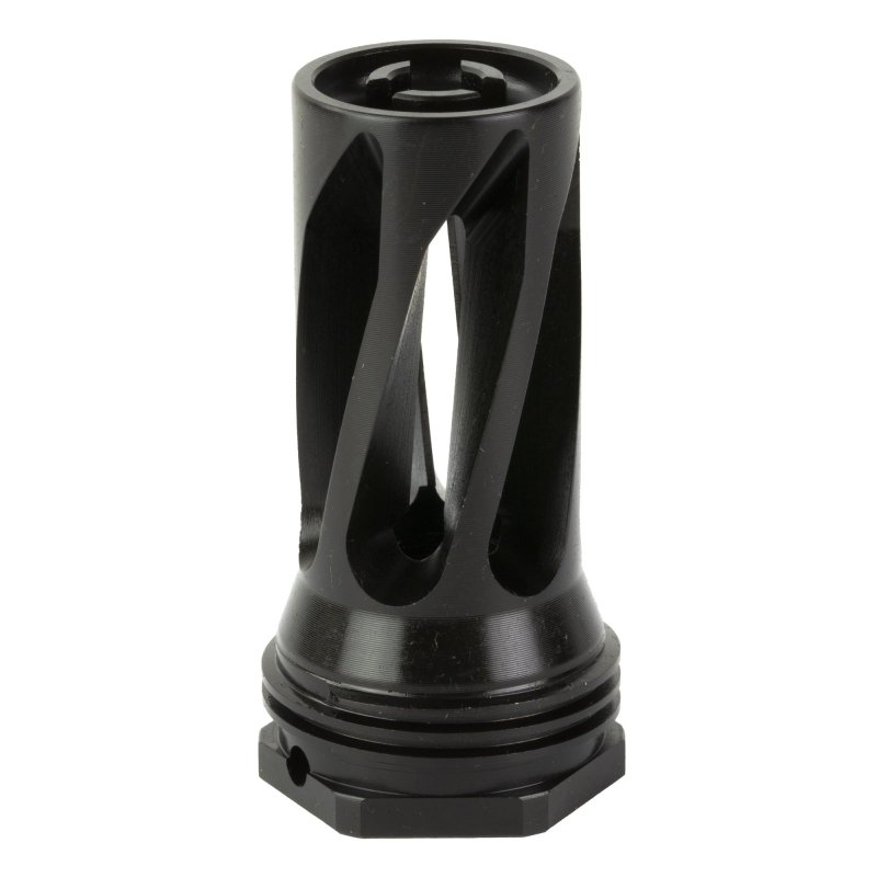 Huxwrx 1677 QD 556 Flash Hider, Black, 1/2"-28 TPI, 2.3" Length, 1.20" Diameter, 3.3 oz, 5.56x45mm NATO, AR-Platform Use
