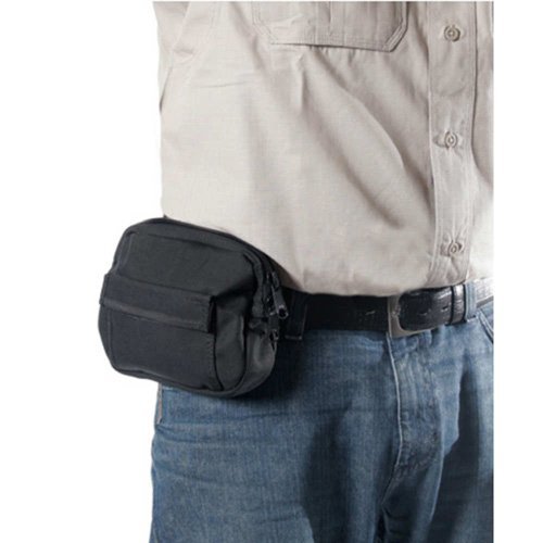 Blackhawk 40BP00BK Nylon Belt Holster Ambidextrous Fits 2 In Revolvers