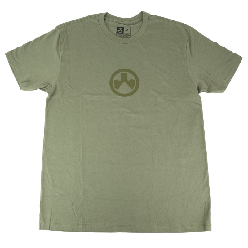 Magpul MAG1115-317-M Icon Logo T-Shirt Medium OD Heather 60/40 Cotton/Poly