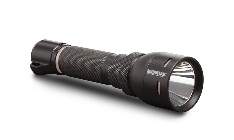 Konus 3932 Tactical Flashlight 1000 Lumens, Remote Switch, Mount Ring