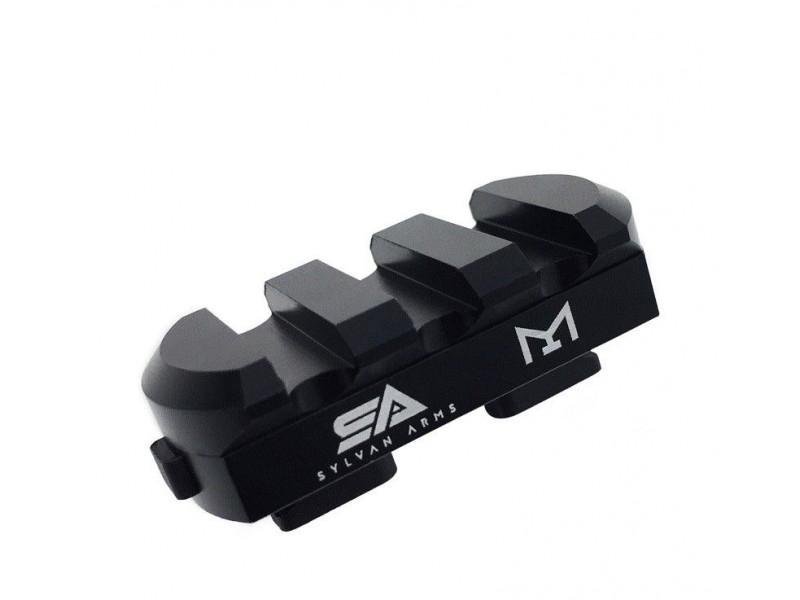 Sylvan Arms QDR100 Quick Detach 3 Slot Picatinny Rail Mount M-Lok