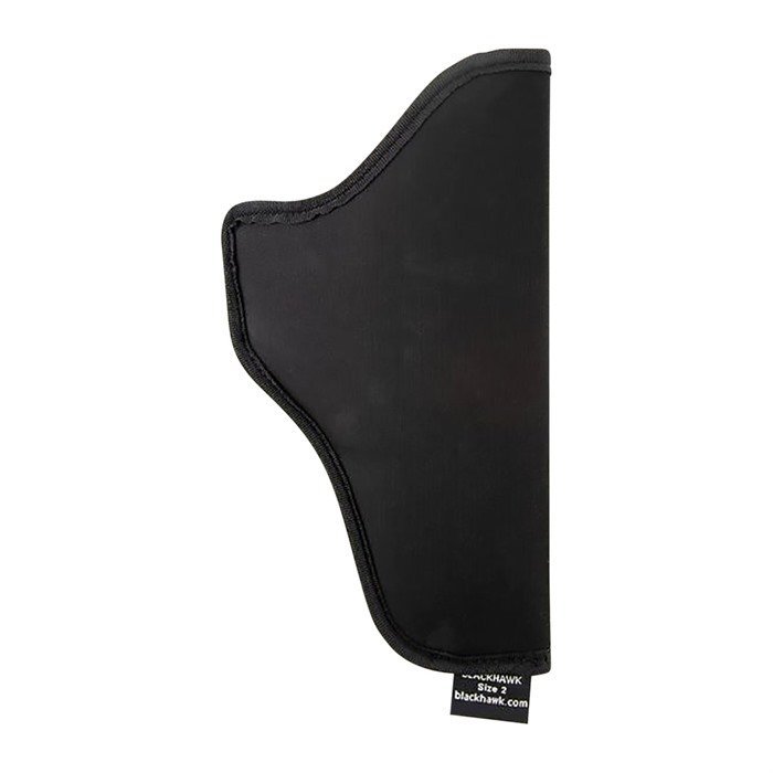 Blackhawk 40IP02BK Holster Medium 4 In DA Revolver Black Laminate