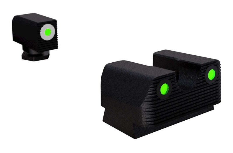 Rival Arms RA1B231G Green Tritium Night Sights for Glock 17/19/22