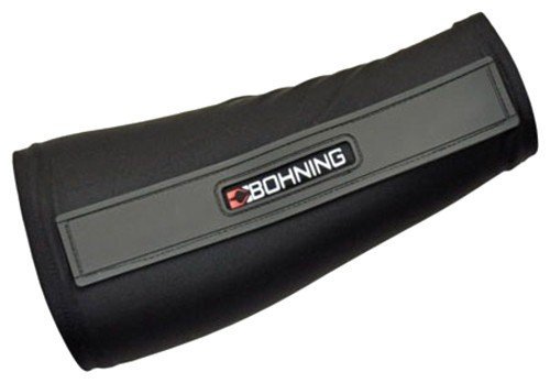 Bohning Slip-On Armguard Black Small Compression Fit Forearm Protection