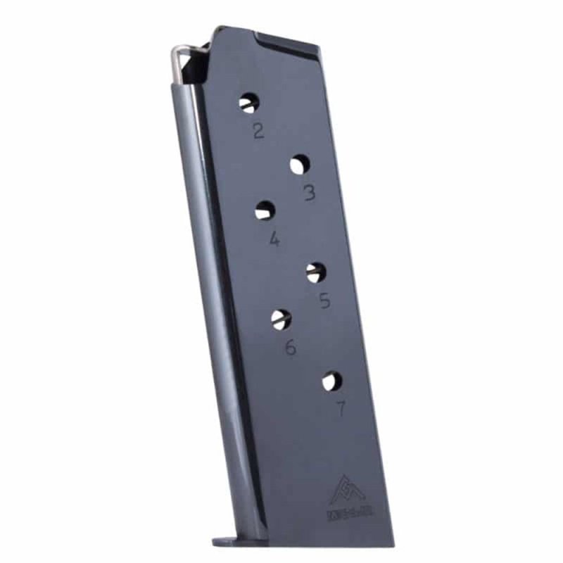 Mec-Gar 1911 .45 ACP 7 Round Blued Magazine