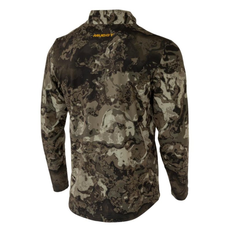 Muddy MUD-LW-QZ-VCG-XL TRX Lightweight Quarter Zip Veil Canyon Grey XL