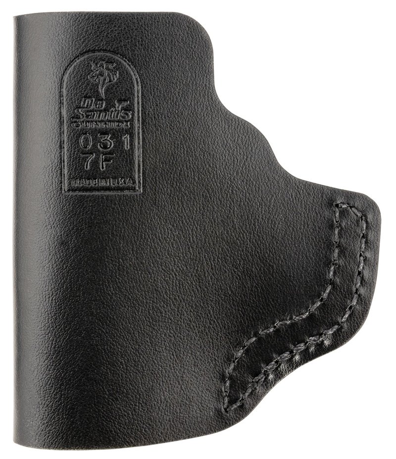 DeSantis 031BA7FZ0 Insider IWB Black Leather Holster Ruger LCP II Right Hand