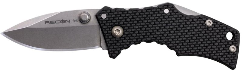 Cold Steel Micro Recon 1 2 In Spear Point Plain Stonewashed 4034 SS
