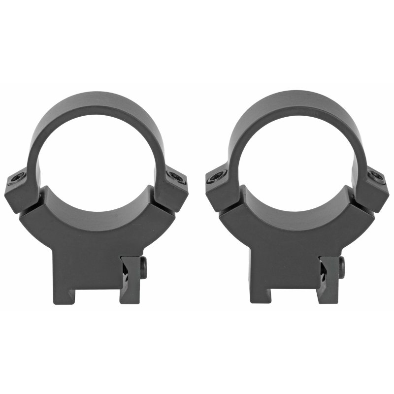 Warne 722M Maxima Rimfire High Matte 1" Scope Rings Black Steel