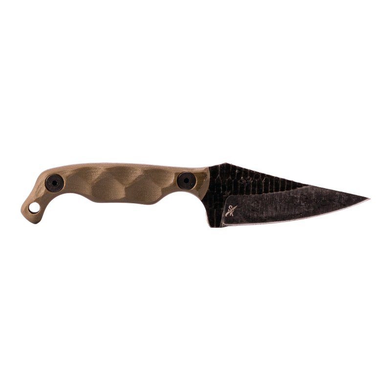 Stroup Knives Mini1 3In Trailing-Point Blade 6.75In ODG G10