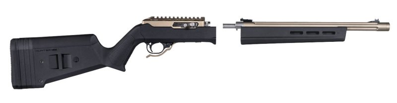 Magpul MAG760-BLK Hunter X-22 Stock Black Synthetic for Ruger 10/22