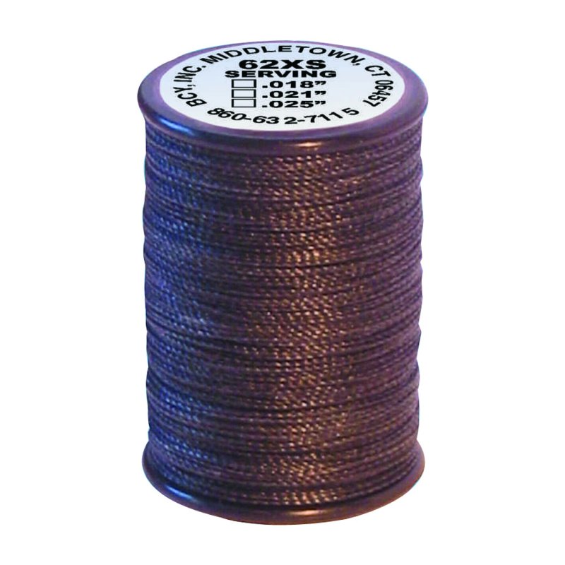 BCY 62XS Braided Center Serving Black .018 100 Yards Archery Serving String