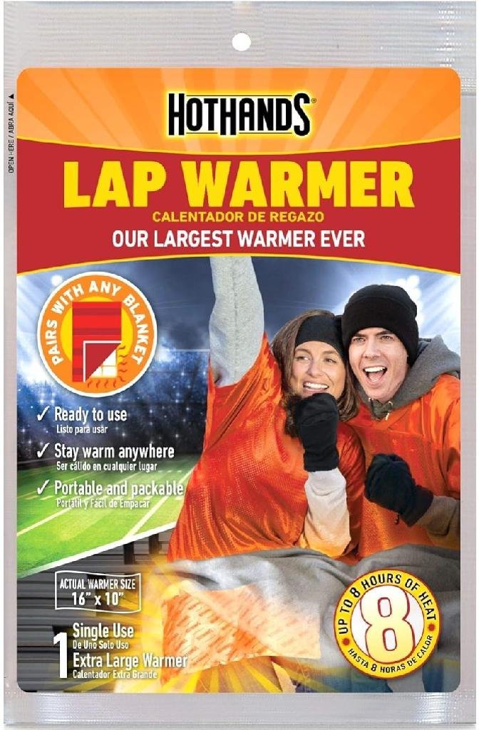 HotHands Lap Warmer H1623300 16"x10" Air-Activated Heat Pack Red