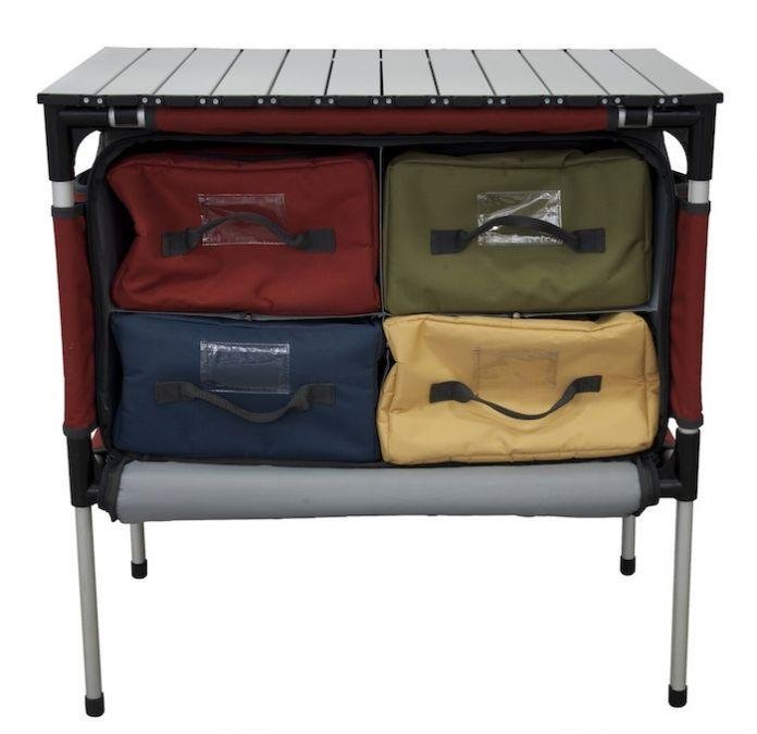 Camp Chef Mstab Table Aluminum 27 in x 17 28 Height 4 Bags