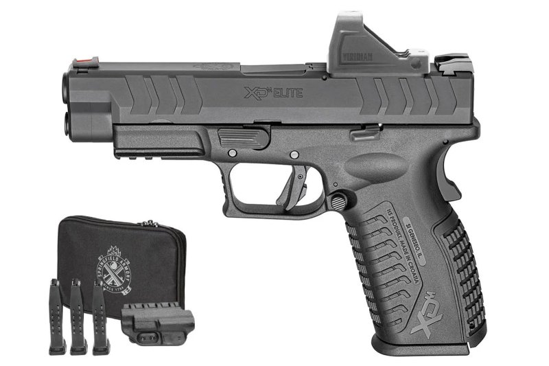 Springfield XD-M Elite 10mm (OR) 16rd Pistol W/ Viridian Green Dot Optic (Package)