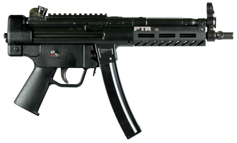 PTR 9C 8.86" Roller-Delayed Blowback 9mm Pistol Black