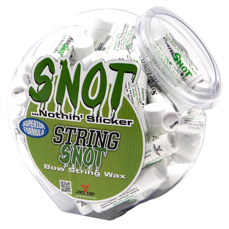 30-06 SS-48 String Snot Bowstring Wax Display 48pk -25 degF Protection