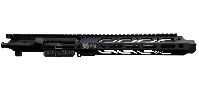 Stern Defense 015SD10INCHMOD5MLOK855 9mm AR-15 Upper 8.5" Barrel Black