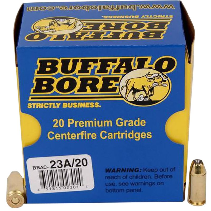 Buffalo Bore 23A20 Heavy 40 S&W +P 155gr JHP Ammo 20 Rounds