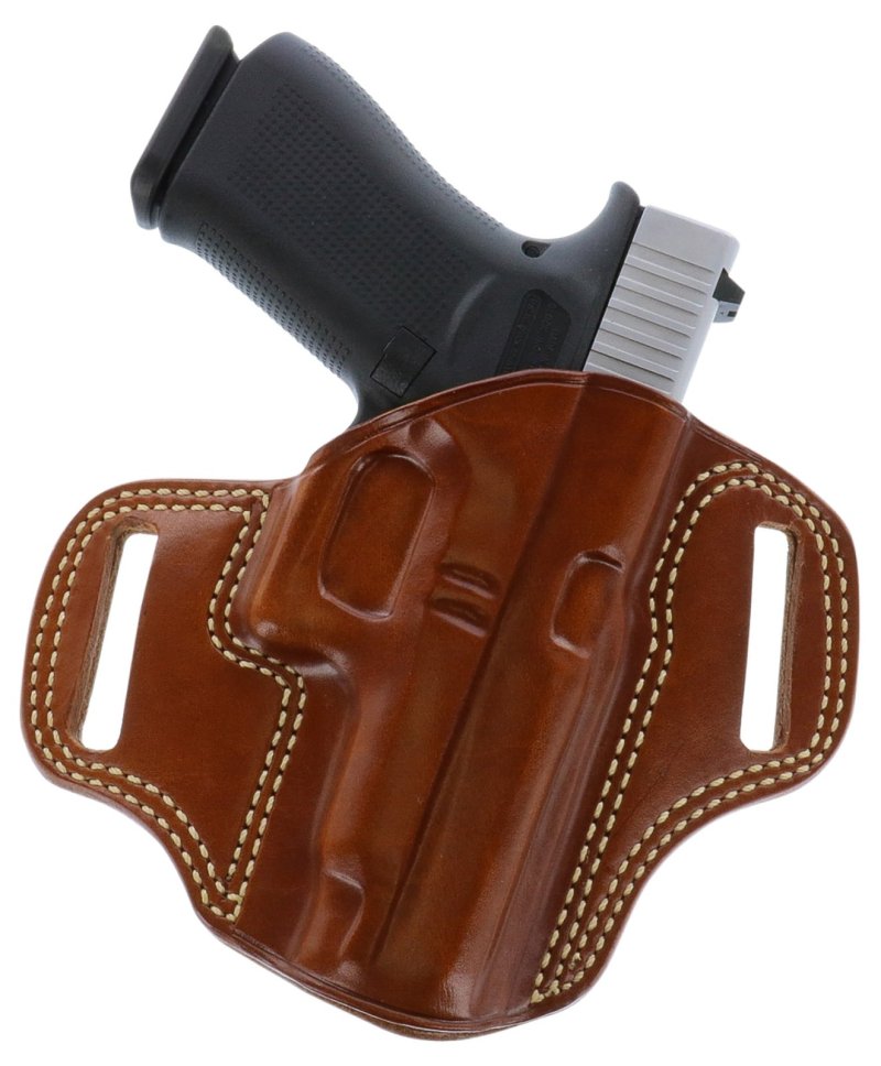 Galco CM226 Combat Master Tan Leather Holster for Glock 19/23/CZ P-10C