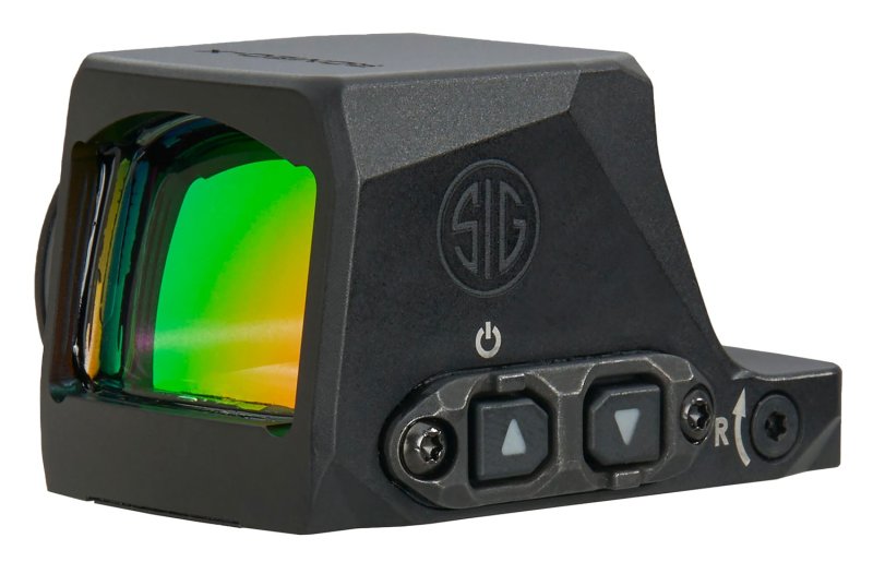 Sig Sauer Romeo-X 1x24mm 3MOA Green Dot Enclosed RX Mount Black