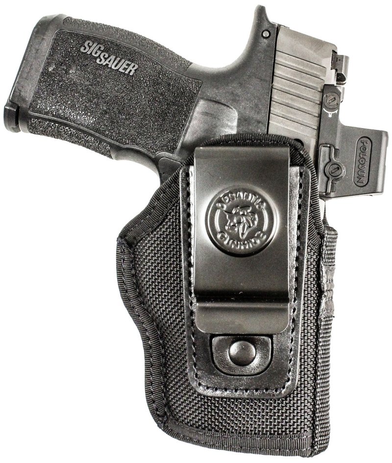 DeSantis N87BJ9YZ0 Pro Stealth IWB Black Nylon Holster Sig P365 w/Red Dot