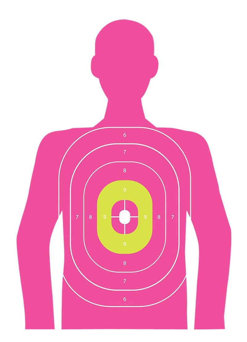 Allen Company EZ-Aim Fun in the Pink Silhouette Target 12x18 8pk