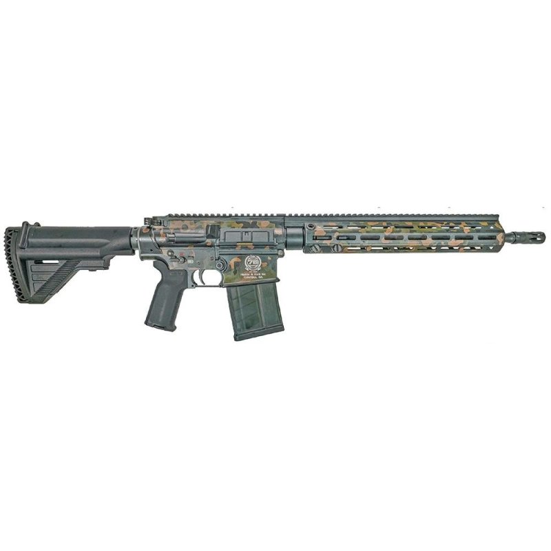 Heckler Koch MR762 75th Anniversary 16.5" Flecktarn Camo Rifle 762NATO