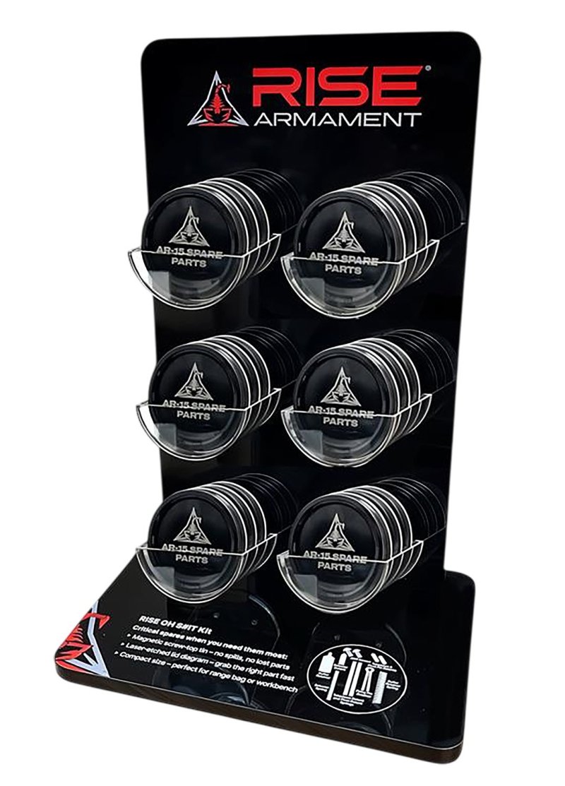 Rise Armament RAOSKDISPLAY Spare Parts Kit Black Aluminum