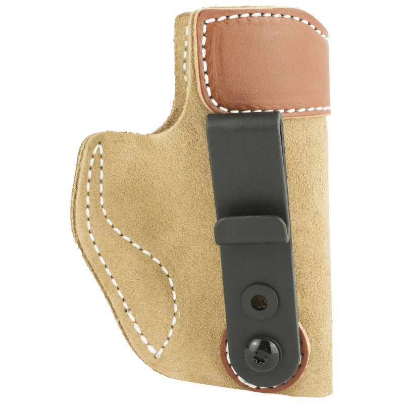 DeSantis 106NAD6Z0 Sof-Tuck IWB Holster Tan Leather/Suede Glock 43 RH